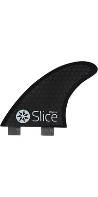 2024 Slice Ultralight Hex Core S3 FCS Compatible Surfboard Fins SLI-01 - Black